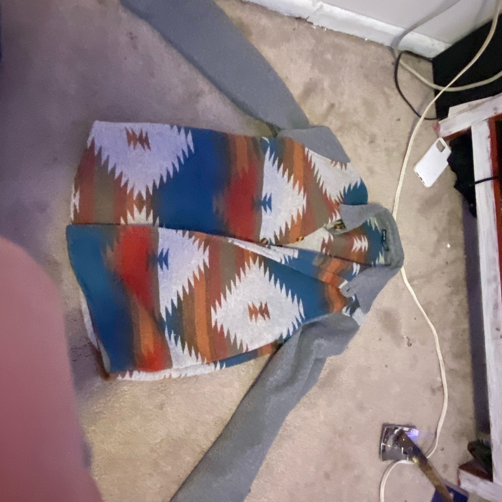 Colorful Geometric Patterned Jacket